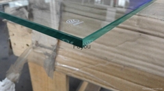 Tempered glass shelf