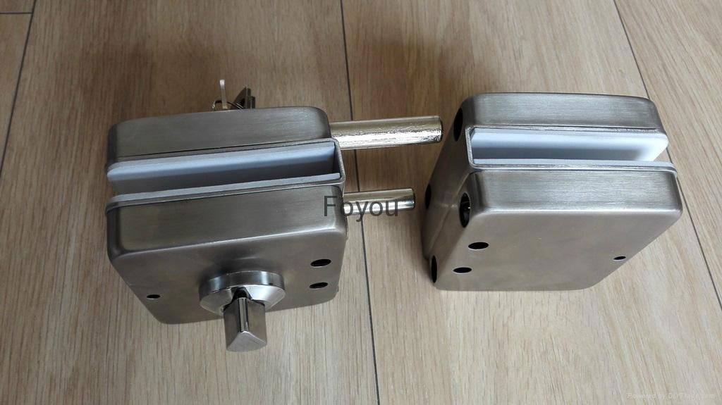 Stainless steel lock for glass door 3