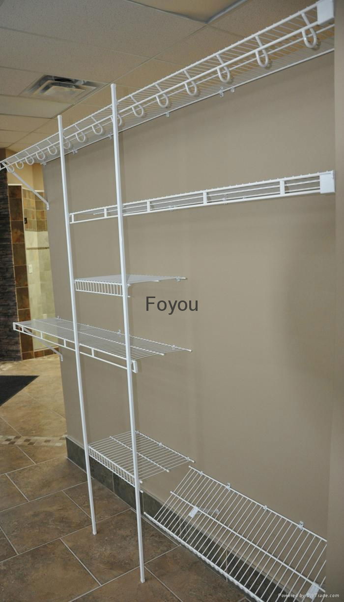 wire rack shelving closet