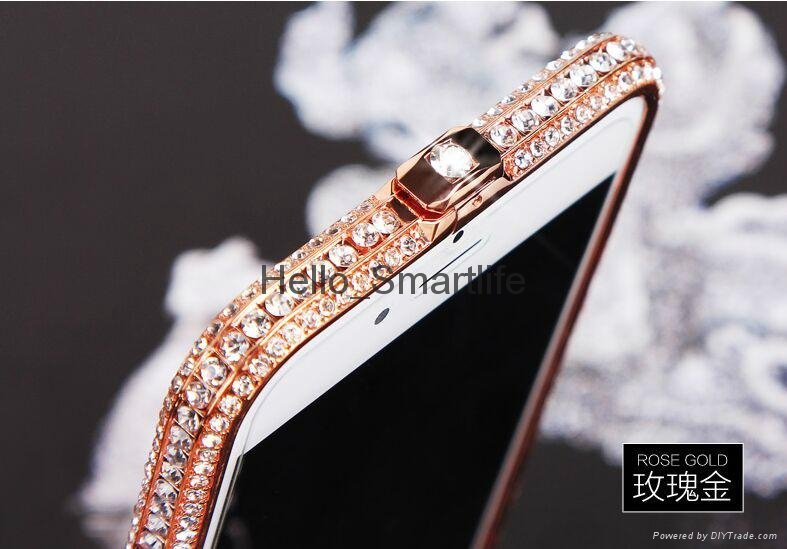 For iPhone5/5S/SE 6/6S Plus Fashion Luxury Glitter Bling Diamond Crystal Case