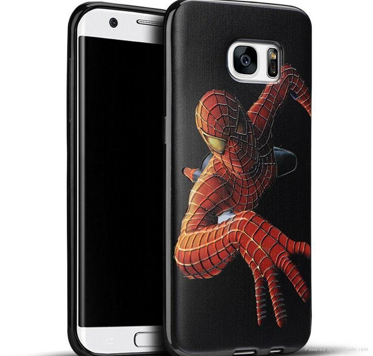 For Samsung S7 And S7 Edge In high quality Painted 3D relief case 2