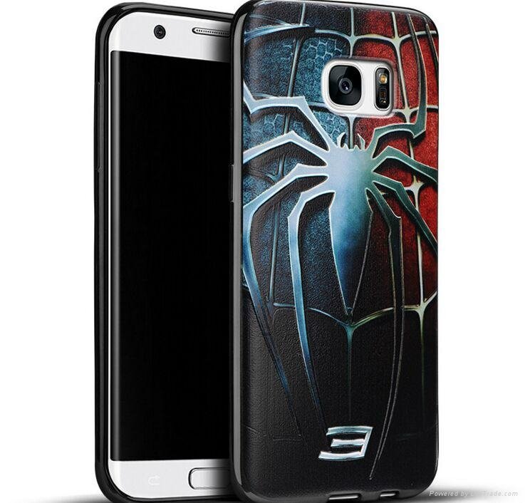 For Samsung S7 And S7 Edge In high quality Painted 3D relief case 5