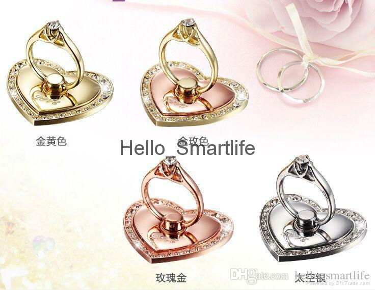 phone ring stents diamond glittering Metal backing ring mobile phone holder 2