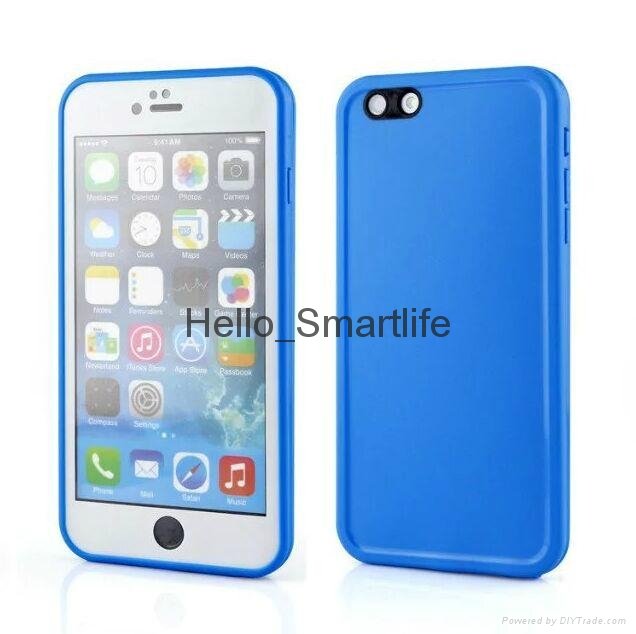 For Apple iphone 6/6s And 6s Plus Waterproof transparent cover case  5