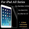 For iPad 2 3 4 Tempered Screen Glass