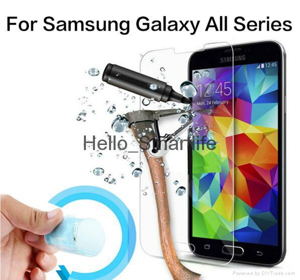 For All Samsung Galaxy S4 S5 S6 S7 Tempered Glass membrane Note 2 3 4 5