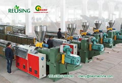 conical twin-screw WPC production equipment