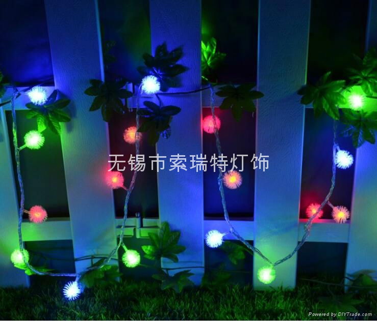 2016新品蒲公英雪球裝飾LED燈串 2