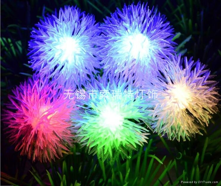 2016新品蒲公英雪球裝飾LED燈串 3