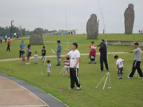 Badminton System to play Alone or Both  2