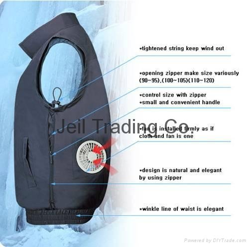 Cooling Vest with Cooling Fan  2