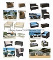 Poly rattan outdoor garden rattan chair with wicker can rattan chair