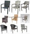 Poly rattan outdoor garden rattan chair with wicker can rattan chair