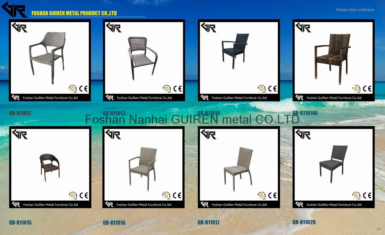 Used stackable banquet chairs with rattan party outdoor garden chair 5