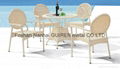 white rattan outdoor garden chair patio furniture with poly rattan furniture  1
