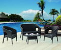 hot sale pe rattan garden furniture outdoor sofa 1