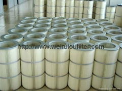 customized dust collector cartridge filter element 
