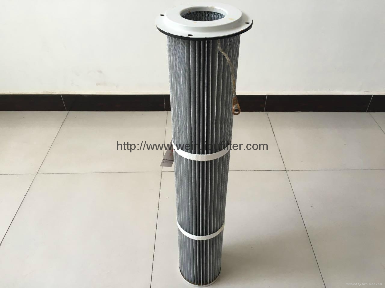 2 meter high antistatic dust filter cartridge dust filter cartridge
