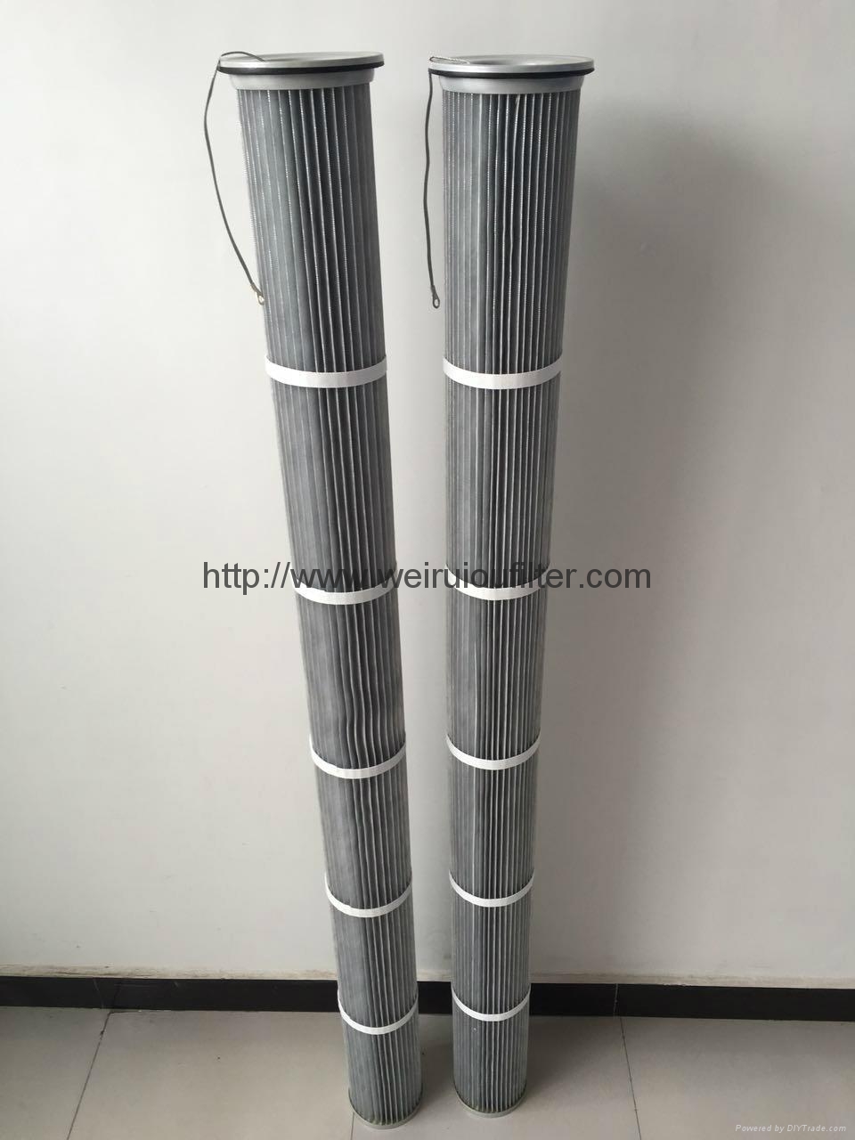 2 meter high antistatic dust filter cartridge dust filter cartridge