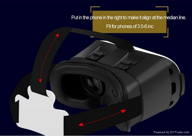 2016 Google cardboard VR BOX II 2.0 Version VR Virtual Reality 3D Glasses For 3. 3