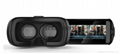Head Mount Plastic Vr Box 3d Glasses Virtual Reality Glasses For Google Cardboar