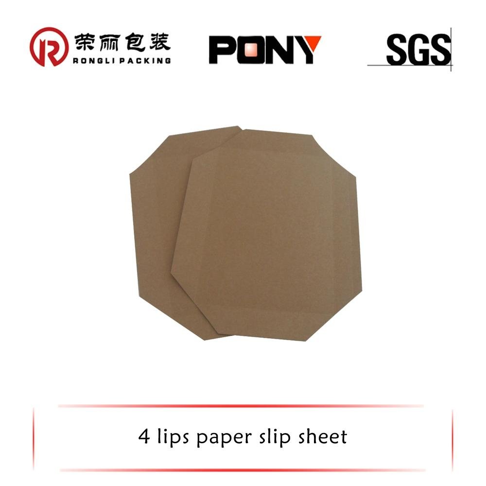 High strength paper slip sheet for protective packaging 4