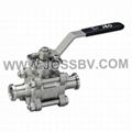 Three-Piece Sanitary Ball Valve