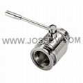 Sanitary Stainless Steel Ball Valve Male/Clamp