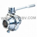 Sanitary Butterfly Ball Valve New type