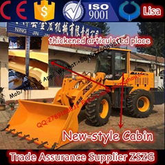  ZL36 3 ton compact wheel loader with ce made in China