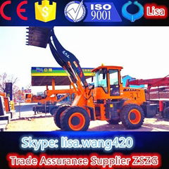 3.936 Model 1.8m3 bucket Joystick control 3Ton Wheel Loader