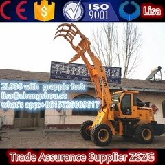 14.new style front end loader ZL936 with forklift