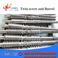 Conical twin screw barrel for plastic extruder 3