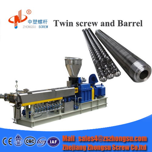 Pararllel twin screw barrel for plastic extruder 3