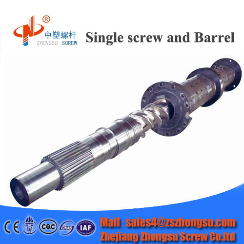 Rubber extruder screw barrel 3