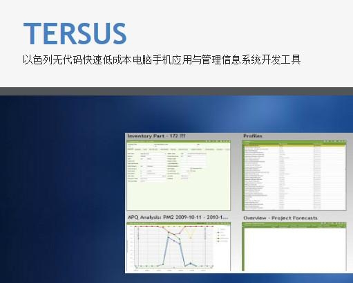 以色列Tersus无代码管理软件开发授权及培训