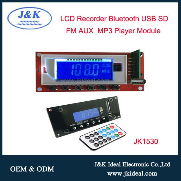 Bluetooth usb tf fm radio car mp3 mp4 mp5 video player decoder module  5