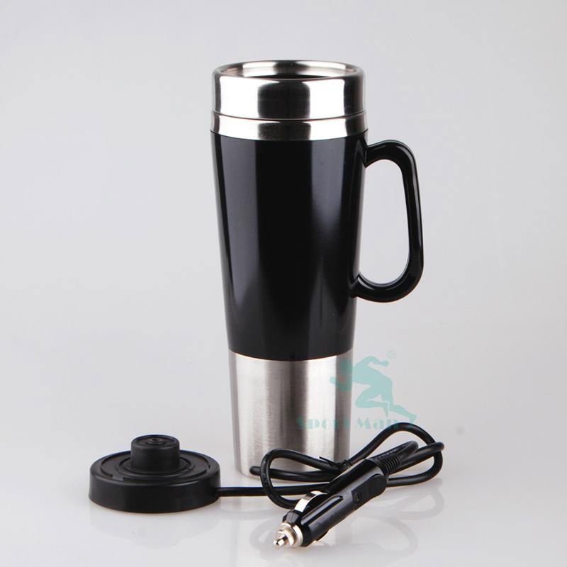 Bulk 12V Electric Metal Heat Car Cup Mug Coffee Thermos 