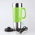 Bulk 12V Electric Metal Heat Car Cup Mug Coffee Thermos  3