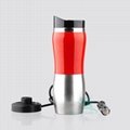 12V Custom Heated Drinking Mug Travel Mug with Car Adapter Plugs  4