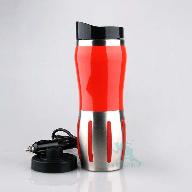 NEW Design Stainless Steel electric travel mug Heated Cup YD101