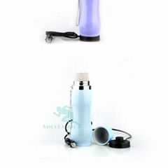 Car Electric Travel Mug 12V Insulated Stainless Steel 0.5l Heated Cup Thermos 