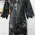 PU Embroidery Dress