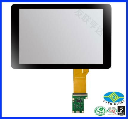 Professional manufactory 8 inch 10 points projected capacitive touch panel
