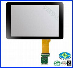 Professional manufactory 8 inch 10 points projected capacitive touch panel