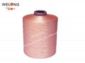 450d dope dyed sd polyester dty yarn for