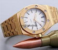 FREE SHIPPING AP Mens Watch ROYAL OFFSHORE Automatic Movement Rose Gold Mecha 9