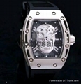 new Ghost Head Ghost Head silicone tape quartz MEN WATCH 4