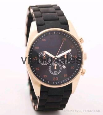 Watch lovers table fashion watch rubber 4