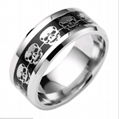 Halloween ring  Stainless Steel Skeleton Style fashion jewelry  1